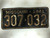 DMV Clear 1941 MISSOURI Passenger License Plate YOM Clear 307-032 MO