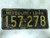 DMV Clear 1944 MISSOURI Passenger License Plate YOM Clear 157-278 MO