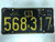 DMV Clear July 1961 MISSOURI Passenger License Plate YOM Clear 568-317 MO