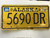 July 2002 Alaska License Plate 5690-DR.