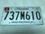 June 2012 , white Maryland License Plate 737M610.