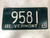 1965 See VERMONT License Plate 9581