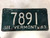 1963 See VERMONT License Plate 7891