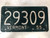 1955 VERMONT License Plate 29309