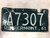 1961 See VERMONT License Plate A7307