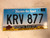 Expired NORTH DAKOTA Peace Garden State License Plate KRV-877 Buffalo Wheat