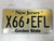 Expired NEW JERSEY Garden State License Plate X66-EFL