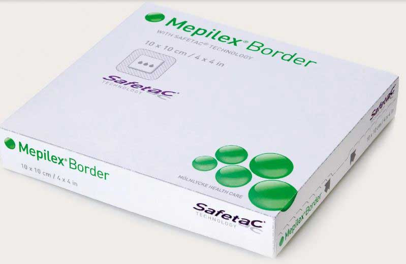 Mepilex Border Safetac Technology Foam Dressing 4x4 Ref 295300 5 Pcs A Plus Pharmacy