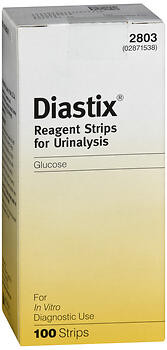 Diastix glucose 100 strips