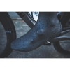 Close up of cyclist wearing Black 4 SEASONS Shoe Covers Rain Thermo