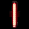 LED Rear Light 30 Lumen turned on in a dark environment viewed from the front