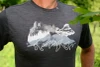 Woolpan Endless Merino 150 T-Shirt Mountains Dark Grey