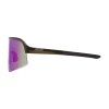 Modelo I P R O -OPEN Ltd- Gafas fotocromáticas de metal dorado con lentes moradas