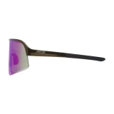 Modelo I P R O -OPEN Ltd- Gafas fotocromáticas de metal dorado con lentes moradas