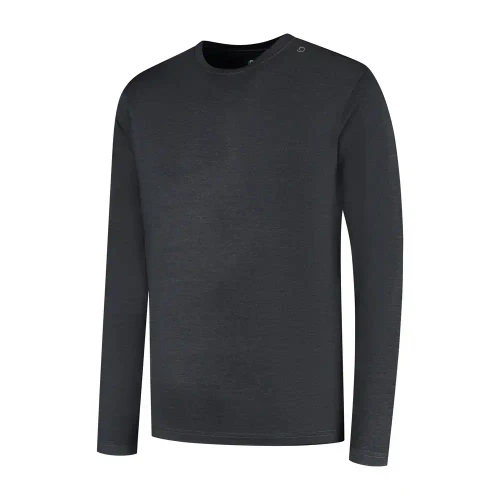 Woolpan Endless Merino 195 Long Sleeve T-Shirt Anthracite
