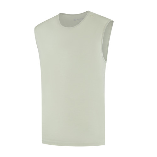 Woolpan Endless Merino 150 Sleeveless Base Layer Men Light Green