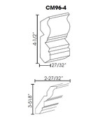 Crown Molding 4.5"Wx96"H AB