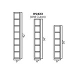 Wall Cube 6"Wx12"Dx30"H AG