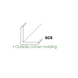 Outside corner Molding 3/4"x96" AH