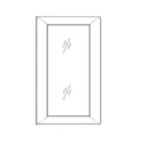 Glass Door for W3030B Wall Cabinet AN