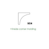 Inside corner Molding 3/4"x3/4"x96" AP