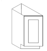 Base Transitional Cabinet 24" to 12" LEFT AR