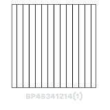 Beaded Panel Finished one side 48"Wx34.5"Hx1/4" AR