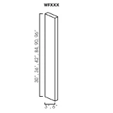 Wall Filler 3"Wx3/4"Dx96"H AW