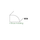 Shoe Molding 1/2"x3/4"x96" AX