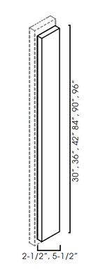 Overlay Filler 2-1/2"Wx3/4"Dx41-1/4"H PD