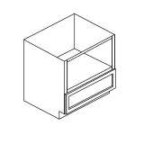 Microwave Base - 30"x24"x34.5" * 26 7/8"x18"H opening with 1 Drawer PR