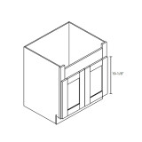 Farm Sink Base 33"Wx24"Dx34.5"H PR