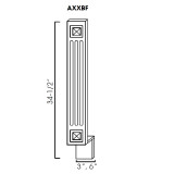 Base Filler 3"Wx3/4"Dx34.5"H PR