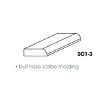 Bull nose scribe Molding 96" PS