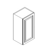 Wall Cabinet 15"Wx12"Dx30"H - 1 Door PS