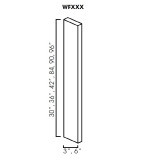 Wall Filler 3"Wx3/4"Dx84"H PW