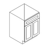 Sink Base 30"Wx24"Dx34.5"H - 2 Doors 1 Header SL