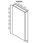 Column Wall. 3"Wx15"Dx42"H TG