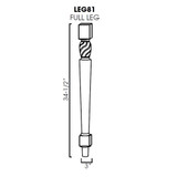 Full leg 3"Wx3"Dx34-1/2"H TQ