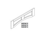 Arched Panel Valance - 42"Wx12"Hx.75"D - Trimmable 2 1/2" Each Side TQ