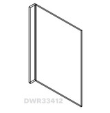 Dishwasher Panel with 3" return 24"Wx1/2"Dx34.5H TS