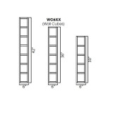 Wall Cube 6"Wx12"Dx36"H TW