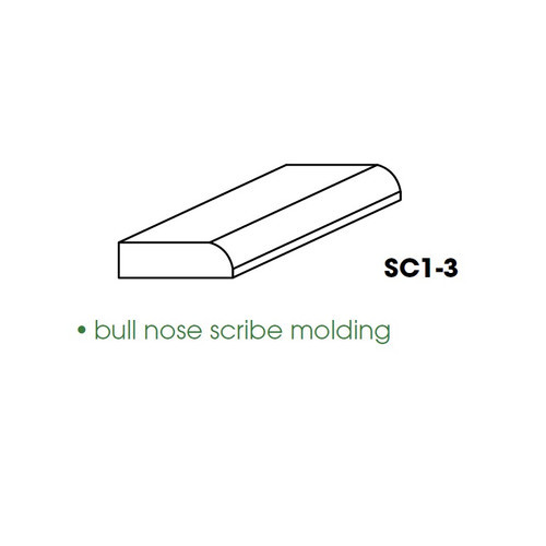 Bull nose scribe Molding 96" AB