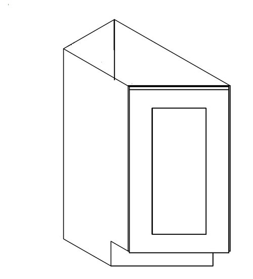 Base Transitional Cabinet 24" to 12" LEFT AP