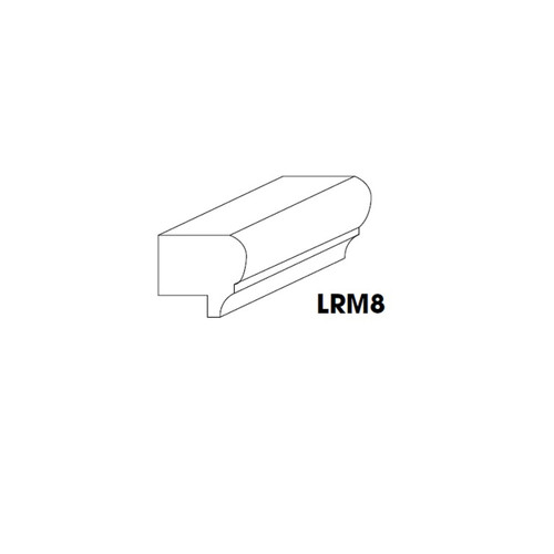 Light Rail Molding 1-1/2"x1"x96" AW