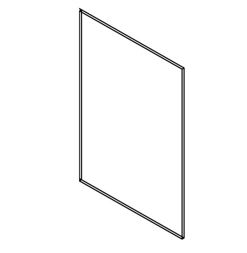 48"  Finished Back Panel 1/4"x48"x96" AX