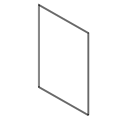 Refrigerator End Panel 24"Wx3/4"Dx96"H Banded Edge AZ