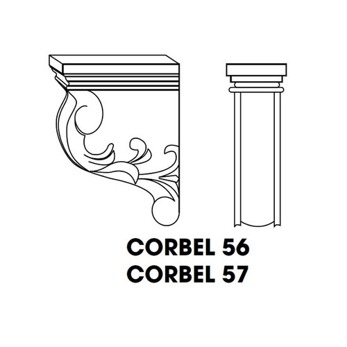 Large Corbel 3"Wx6"Dx9"H GW