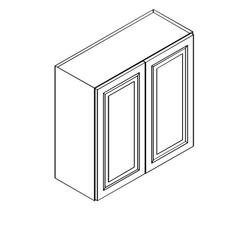 Wall Cabinet 30"Wx12"Dx36"H - 2 Doors PD
