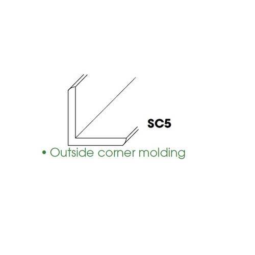 Outside corner Molding 3/4"x96" PS